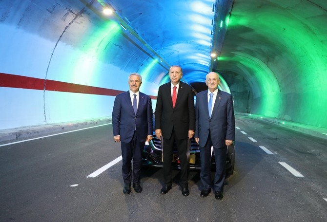 Erdoğan Ovit Tüneli’nin resmi açılışını gerçekleştirdi 20