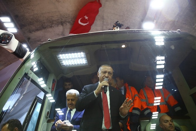 Erdoğan Ovit Tüneli’nin resmi açılışını gerçekleştirdi 22