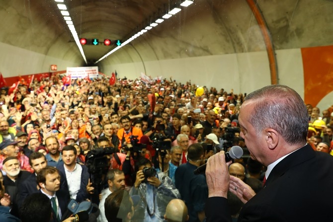 Erdoğan Ovit Tüneli’nin resmi açılışını gerçekleştirdi 24