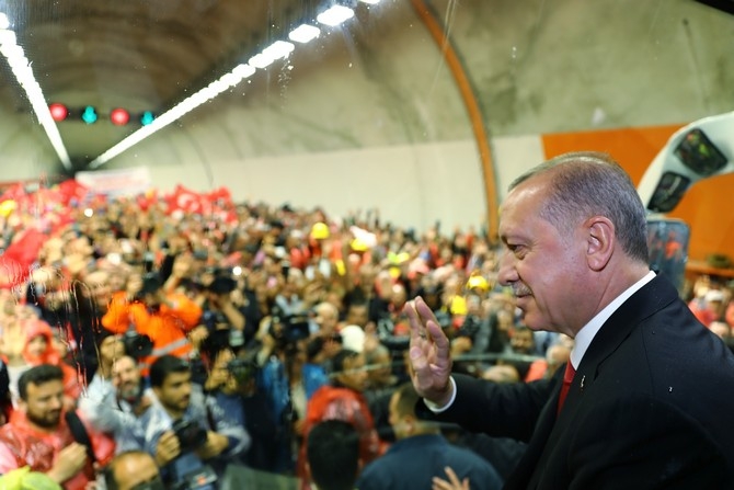 Erdoğan Ovit Tüneli’nin resmi açılışını gerçekleştirdi 25