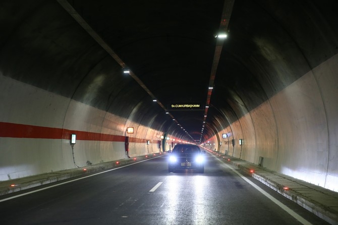 Erdoğan Ovit Tüneli’nin resmi açılışını gerçekleştirdi 3