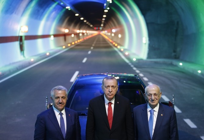 Erdoğan Ovit Tüneli’nin resmi açılışını gerçekleştirdi 31
