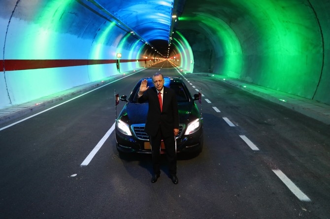 Erdoğan Ovit Tüneli’nin resmi açılışını gerçekleştirdi 32