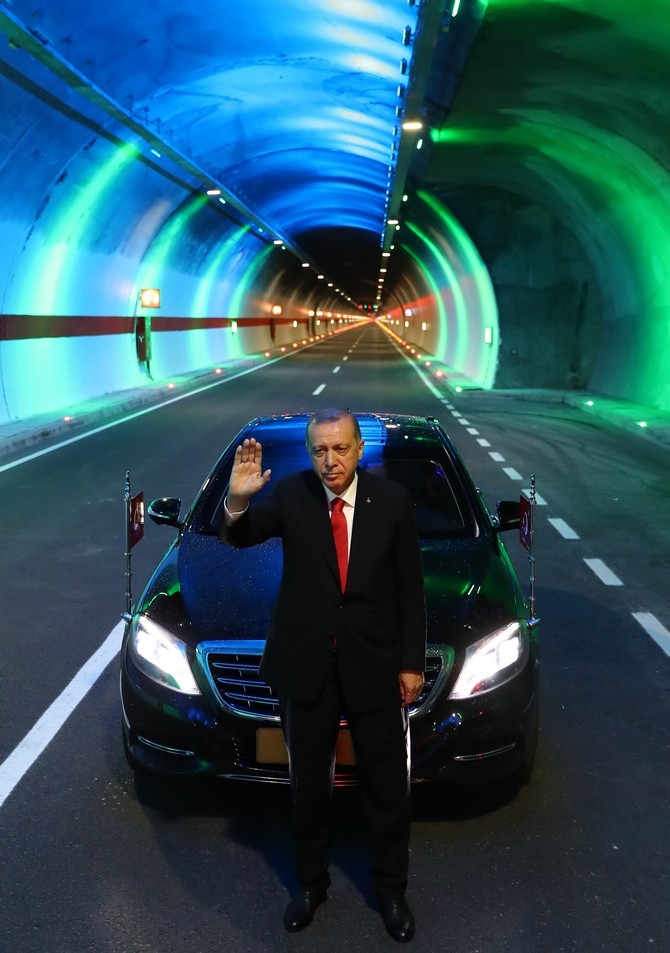 Erdoğan Ovit Tüneli’nin resmi açılışını gerçekleştirdi 33