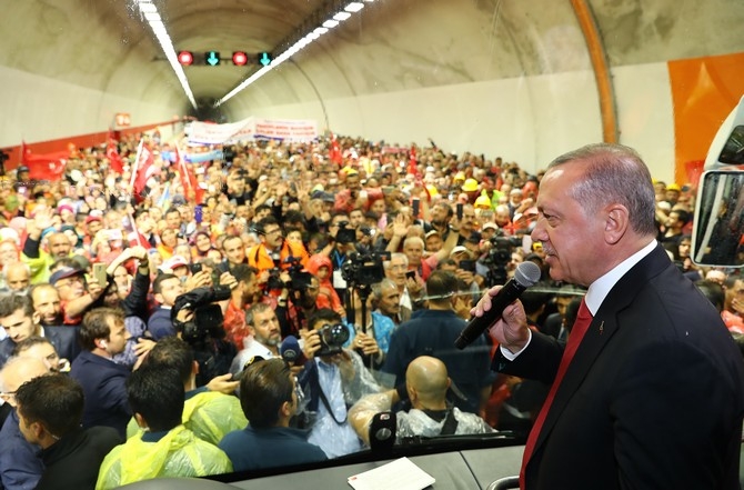 Erdoğan Ovit Tüneli’nin resmi açılışını gerçekleştirdi 36