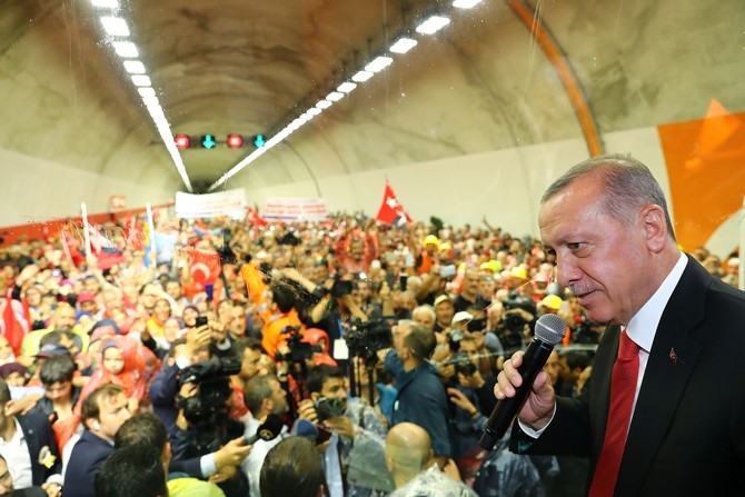 Erdoğan Ovit Tüneli’nin resmi açılışını gerçekleştirdi 38