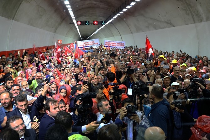 Erdoğan Ovit Tüneli’nin resmi açılışını gerçekleştirdi 40