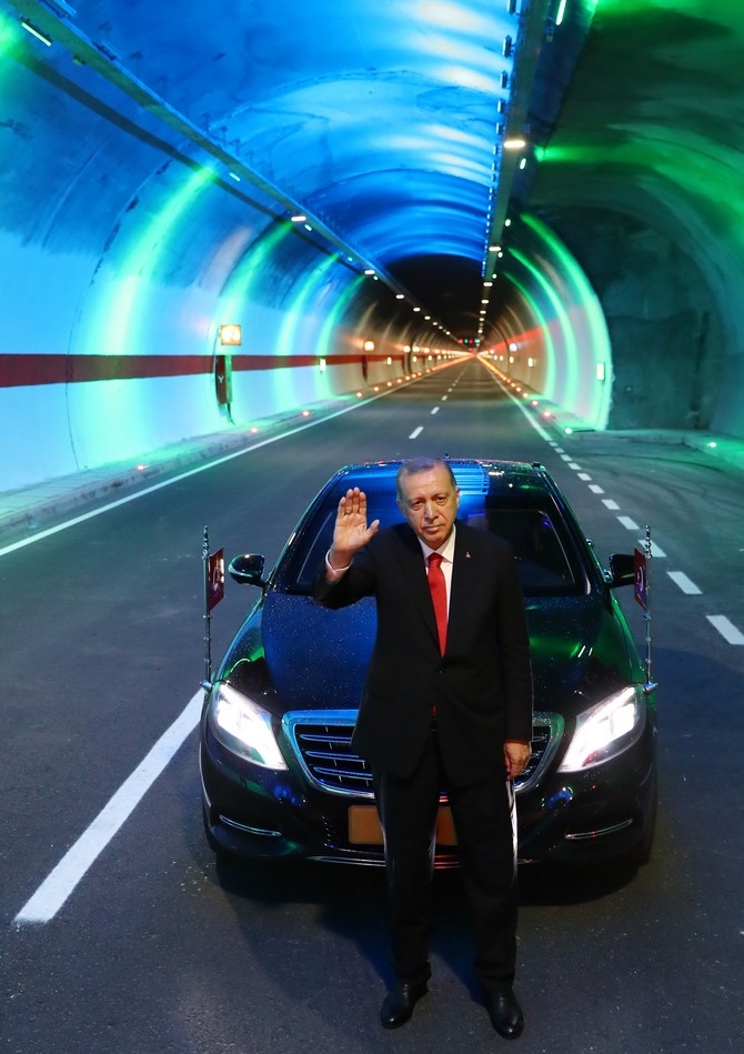 Erdoğan Ovit Tüneli’nin resmi açılışını gerçekleştirdi 41