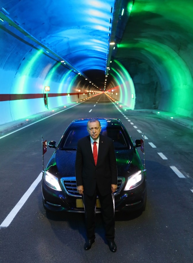Erdoğan Ovit Tüneli’nin resmi açılışını gerçekleştirdi 42