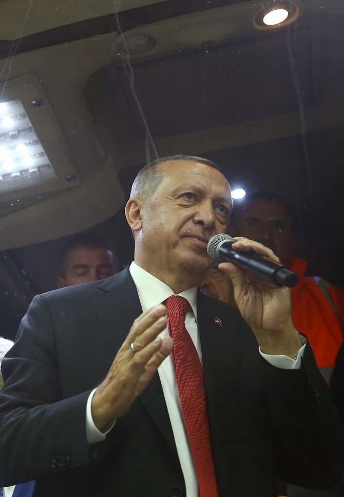 Erdoğan Ovit Tüneli’nin resmi açılışını gerçekleştirdi 5