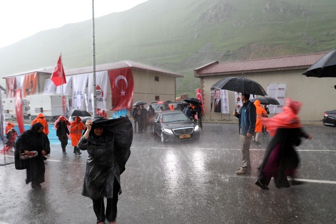 Erdoğan Ovit Tüneli’nin resmi açılışını gerçekleştirdi 9