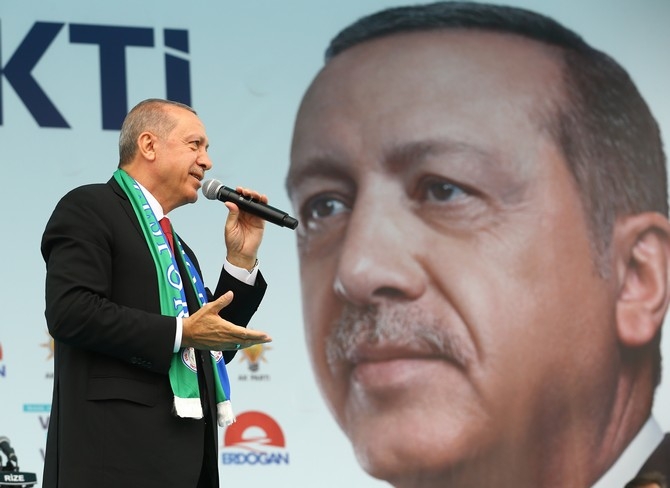 Cumhurbaşkanı Erdoğan'dan Rize'de Miting 17