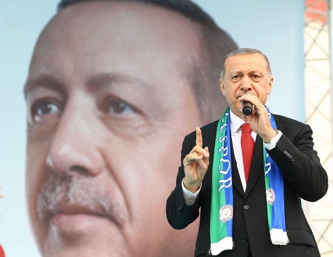 Cumhurbaşkanı Erdoğan'dan Rize'de Miting 19