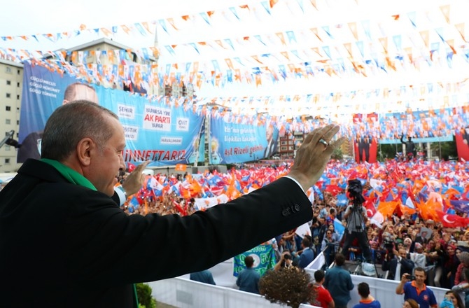 Cumhurbaşkanı Erdoğan'dan Rize'de Miting 27