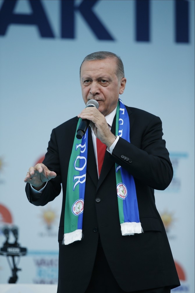 Cumhurbaşkanı Erdoğan'dan Rize'de Miting 32