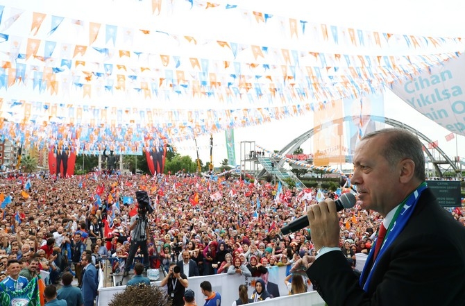 Cumhurbaşkanı Erdoğan'dan Rize'de Miting 37