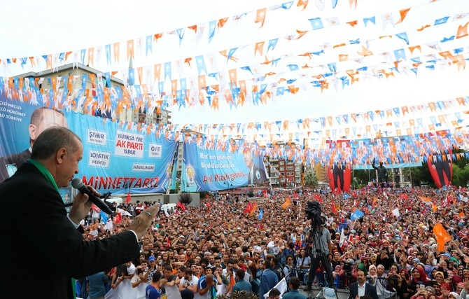 Cumhurbaşkanı Erdoğan'dan Rize'de Miting 41