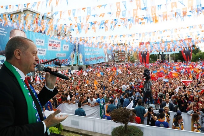 Cumhurbaşkanı Erdoğan'dan Rize'de Miting 42