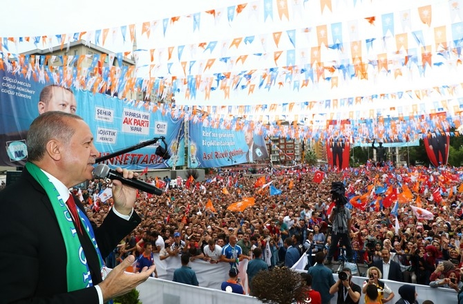 Cumhurbaşkanı Erdoğan'dan Rize'de Miting 43