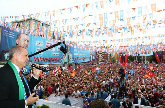 Cumhurbaşkanı Erdoğan'dan Rize'de Miting 45