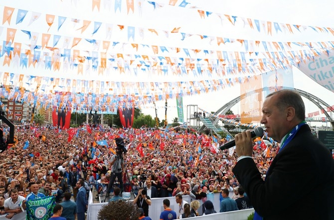 Cumhurbaşkanı Erdoğan'dan Rize'de Miting 46