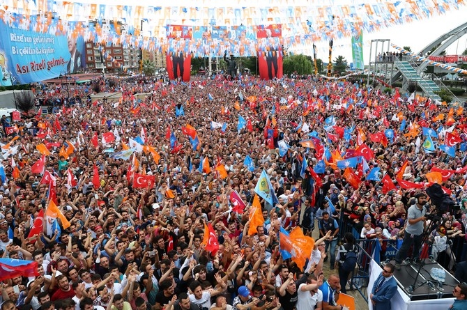 Cumhurbaşkanı Erdoğan'dan Rize'de Miting 49