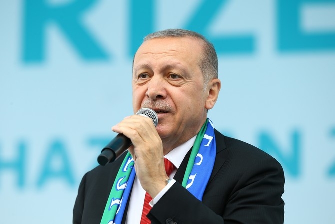 Cumhurbaşkanı Erdoğan'dan Rize'de Miting 5
