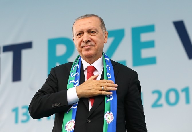 Cumhurbaşkanı Erdoğan'dan Rize'de Miting 61