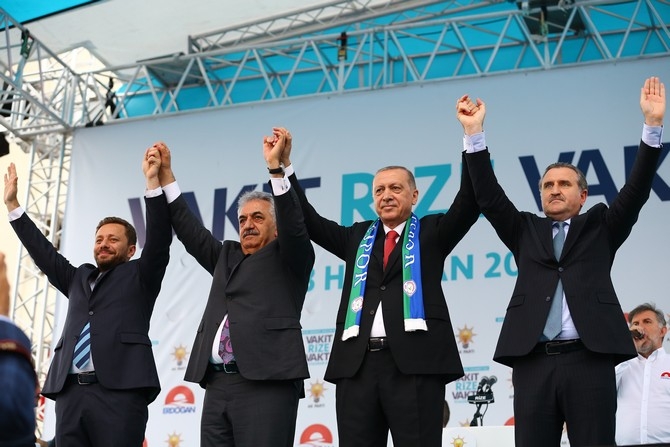 Cumhurbaşkanı Erdoğan'dan Rize'de Miting 62