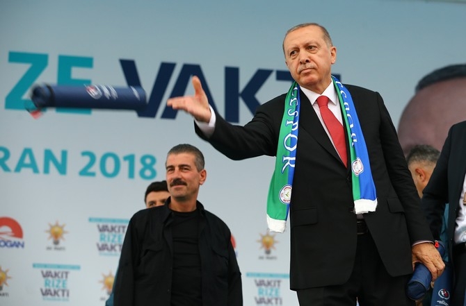 Cumhurbaşkanı Erdoğan'dan Rize'de Miting 64