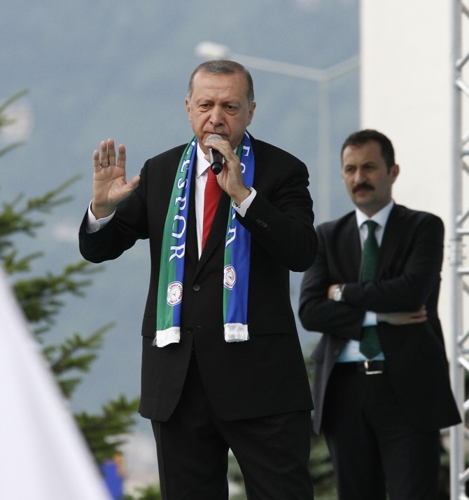 Cumhurbaşkanı Erdoğan'dan Rize'de Miting 78