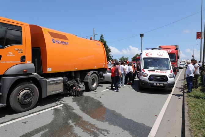 Rize’de Trafik Kazası: 1 Ölü, 1 Yaralı 2