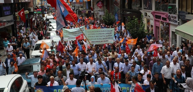 AK Parti Rize "Sevgi Yürüyüşü" Düzenledi 15