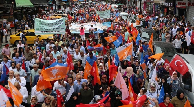 AK Parti Rize "Sevgi Yürüyüşü" Düzenledi 19
