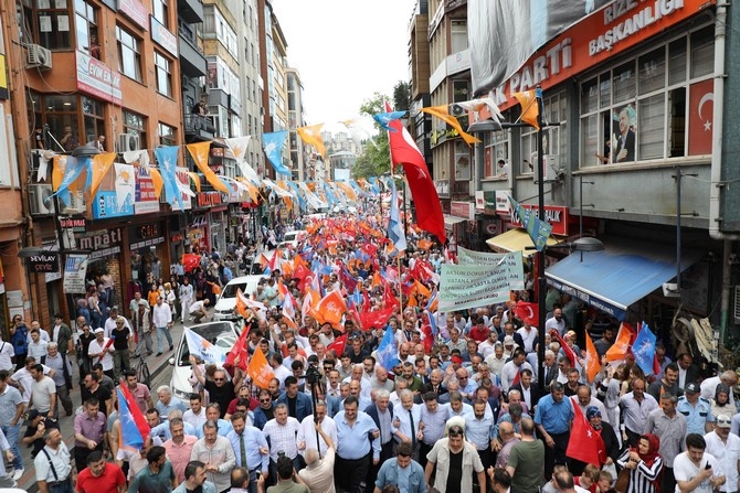AK Parti Rize "Sevgi Yürüyüşü" Düzenledi 2