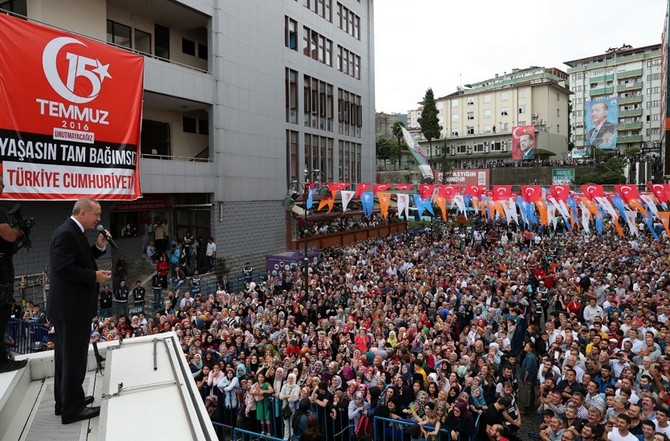 İlk Başkan Erdoğan Rize'de İlk Kez Hemşehrileriyle Buluştu 42