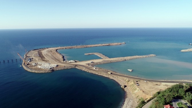 Rize-Artvin Havalimanı İnşaatında 30 Milyon Tonluk Deniz Dolgusu Yapıldı 11