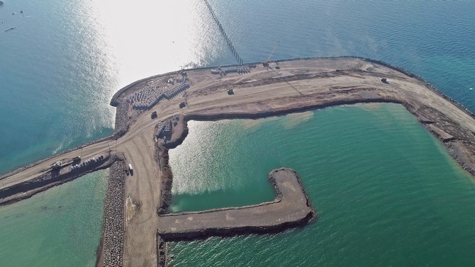 Rize-Artvin Havalimanı İnşaatında 30 Milyon Tonluk Deniz Dolgusu Yapıldı 14
