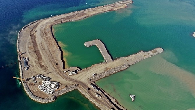 Rize-Artvin Havalimanı İnşaatında 30 Milyon Tonluk Deniz Dolgusu Yapıldı 8