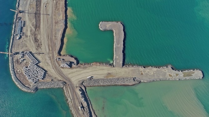 Rize-Artvin Havalimanı İnşaatında 30 Milyon Tonluk Deniz Dolgusu Yapıldı 9