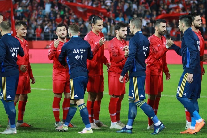 Türkiye - Bosna Hersek Rize'de hazırlık maçı yaptı 14