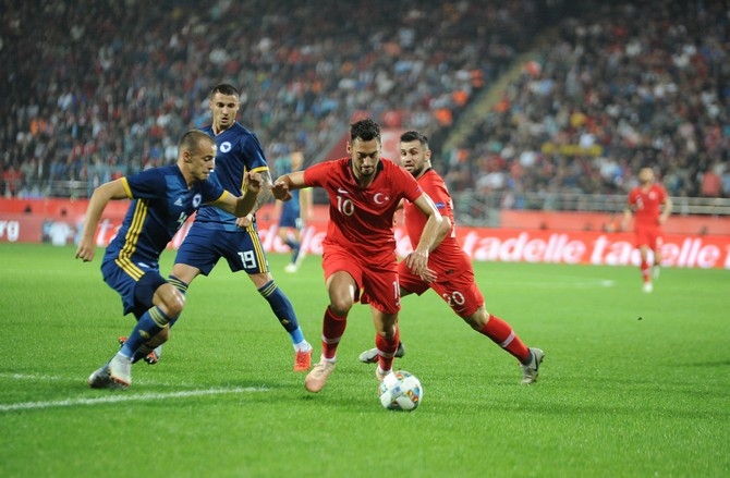 Türkiye - Bosna Hersek Rize'de hazırlık maçı yaptı 46