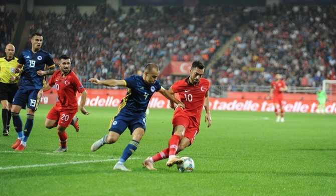 Türkiye - Bosna Hersek Rize'de hazırlık maçı yaptı 47