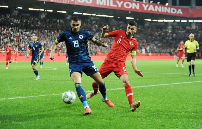 Türkiye - Bosna Hersek Rize'de hazırlık maçı yaptı 50