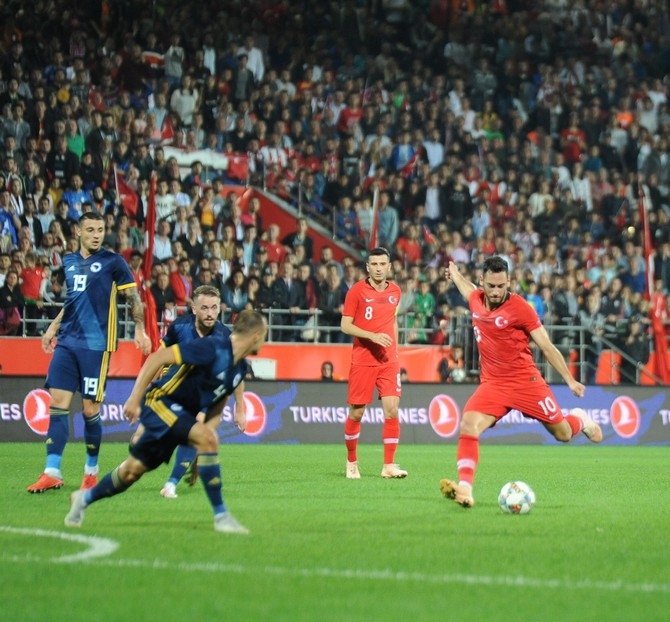 Türkiye - Bosna Hersek Rize'de hazırlık maçı yaptı 53