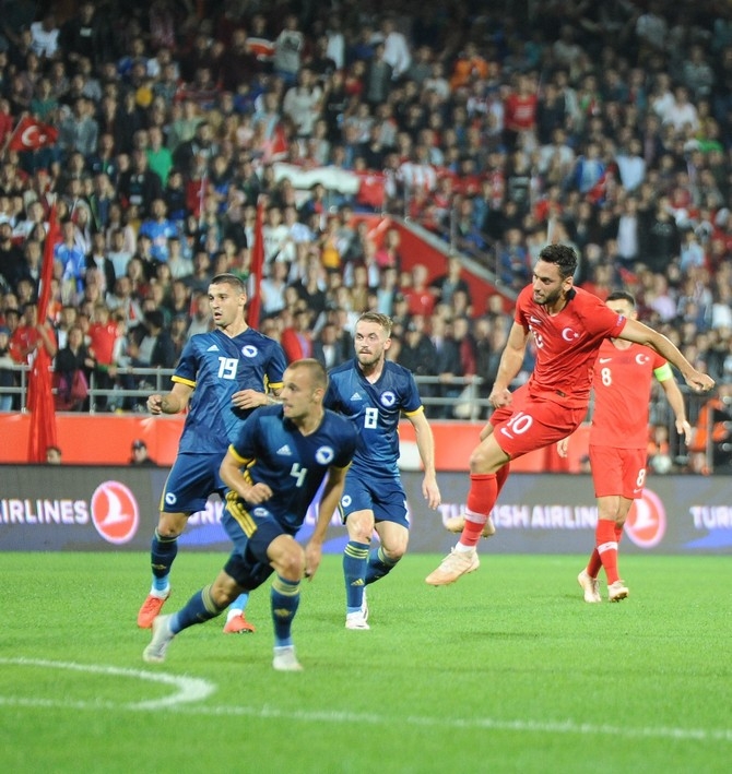 Türkiye - Bosna Hersek Rize'de hazırlık maçı yaptı 54