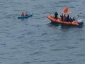 Şile’de Korku Dolu Anlar: Mahsur Kalan Kanocuları Sahil Güvenlik Ekipleri Kurtardı
