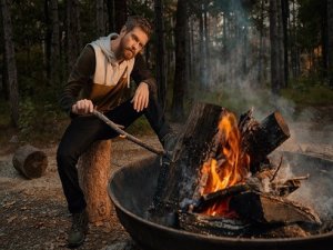 Engin Öztürk Kamp Kıyafetleri Giydi