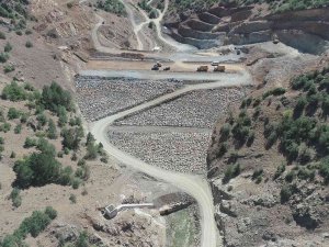 Gümüşhane Şiran Karatepe Gölet’inde Çalışmalar Devam Ediyor