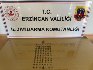 Erzincan’da 85 Tarihi Eser Ve Sikke Ele Geçirildi